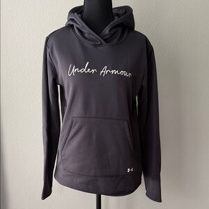 DKNY Black Zip-Up Hoodie and Under Armour dark gray hoodie